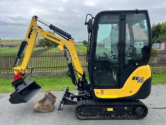 Minibagr Yanmar SV16 pouze 1.000mth / hyd.svahovka - 2