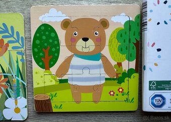 Drevené puzzle Kuniboo macko za 2eur - 2