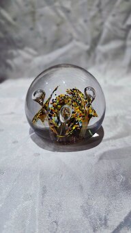 Masívne hutnícke ťažítko (1+ kg, štýl millefiori) - 2