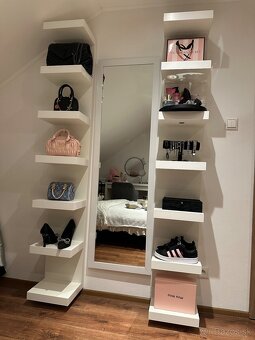 Viralne poličky (set polička2x+zrkadlo) - 2