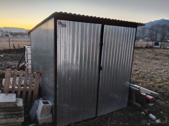 Plechová búda 3x2 m - 2