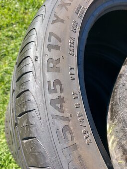 215/45 r17 letne pneumatiky - 2