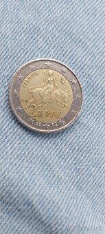 Vzácna 2€ grécka minca z roku 2002 - 2