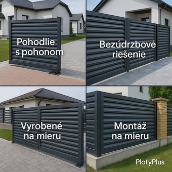 Hliníkové brány, ploty, pohony, pergoly - 2