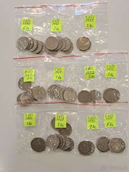 Mince 50h,1,2,5, Kčs - 2