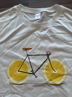 tricko L bicykel citron - 2