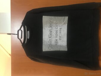 CALVIN KLEIN originál pánska mikinka/metalická L/XL - 2