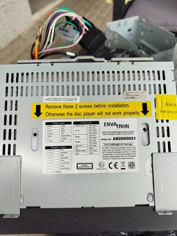 Multimediálne autorádio ENVATRON AR2D85021 – DVD, USB, Bluet - 2