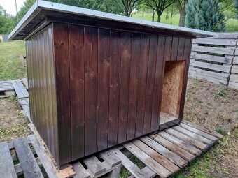 Búda pre psa - nepoužitá, zateplená, otvárateľná, zastrešená - 2