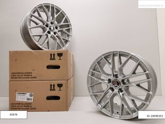 7,5J R17 5x112 ET47 Škoda Superb, Karoq alu disky 1222 - 2