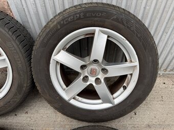 16" Elektrony 5x112 so zimnymi pneumatikami 205/60 R16 - 2