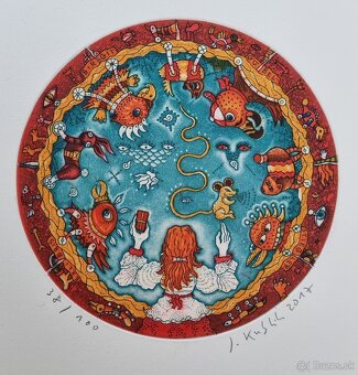 Predám grafiky-od rôznych autorov. - 2