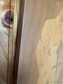 Dreveny obraz Janosik - 2