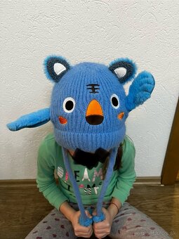 Čiapka so zdvihajúcimi uškami na pumpičku - 2