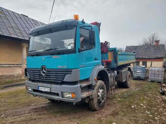 Mercedes Atego 1828 4x4 vyklápač s hyd. rukou, odpočet DPH - 2