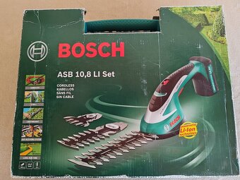 Akumulátorové nožnice na trávu a kríky BOSCH- veľmi lacno - 2