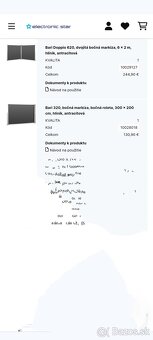 Zatahovacia bočna markiza 2ks - 2