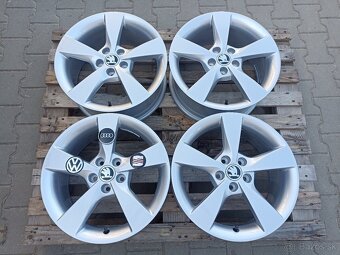 Originálne ALU disky Škoda, VW, Seat 5x100 R16 ET46 - 2