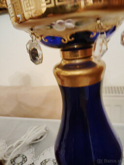 Stolove lampy.Novoborske sklo. - 2