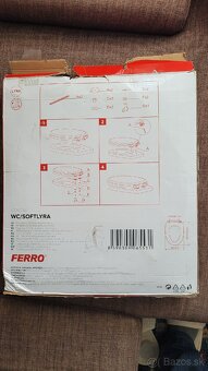 Wc sedatko, zachodova doska, tiche zatv., chromove panty - 2