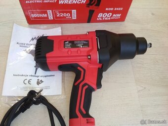 Elektrický razovy utahovak 1/2", 230V, 2300W, 800Nm - 2