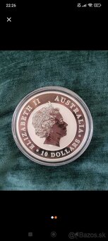 Predám investičná strieborná minca kookaburra - 2