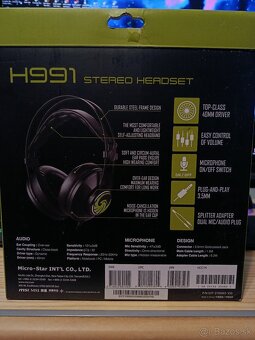 Herné Slúchadlá MSi Alpha H991 - 2
