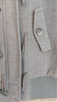 Prechodný kabát bežový dlhší - 2