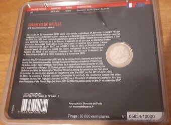 2€ Charles de Gaulle Francúzsko 2020 - 2