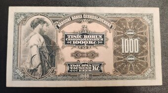 1000 kč, 1932, seria B, Československo - 2
