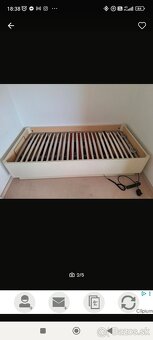 Posteľ s elektrický nastaviteľným roštom - 2