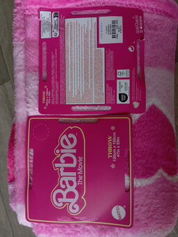 Plyšová deka Barbie - 2