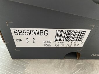 NB burgundy BB550WBG - 2