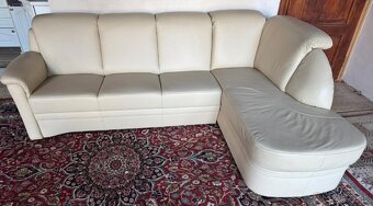 Kožená rohová sedačka, 5249 - 2