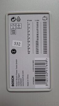 Sada vrtakov 19ks Bosch HSS v puzdre - 2