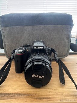 Na predaj: Nikon D3300 + objektív 18–55mm + taška - 2