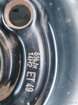Predám letnú sadu 165/70 R14 - 2