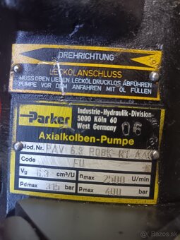 Hydraulické čerpadlo parker - 2