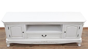 TV-stolík-biela patina - 2