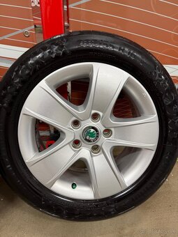 Originálne disky Škoda 16” s letnými pneu Continental - 2