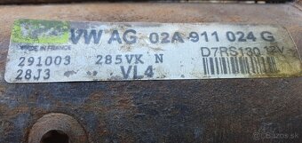 Štartér Valeo 1.9 TDI VAG - 2