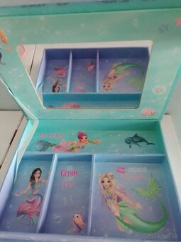 43dielny set- detské šperky,šperkovnica+925prsteň - 2