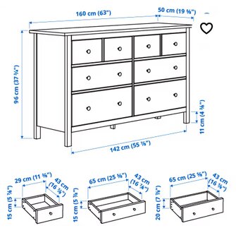 Komoda Ikea Hemnes - 2