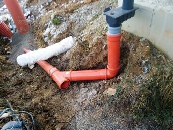 Kanalizačné, dažďové, vodovodné a el. prípojky, drenáže - 2