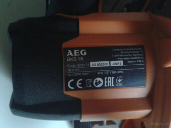 AEG kotucova pila BKS 18 - 2