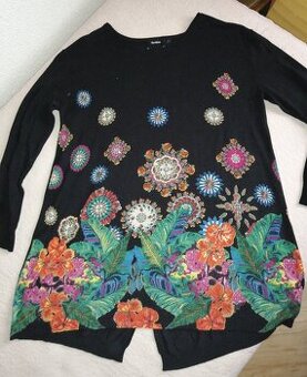 Desigual sveter - predĺžená tunika - 2
