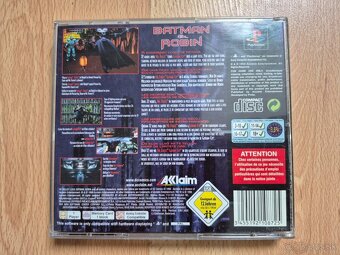 Predám hru na PS1 Batman & Robin - 2