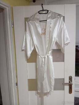 Svadobný župan Bride - 2