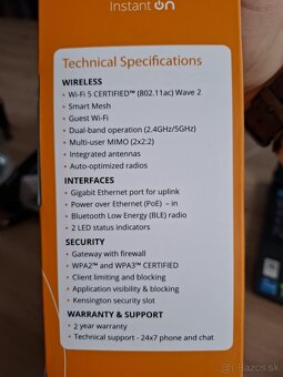 Wi-Fi Access Point Aruba Instant On AP11 (R3J22A) – ako nový - 2