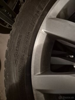 Predám elektrony VW Dijon r17 et 48/6J plus zimné pneu - 2